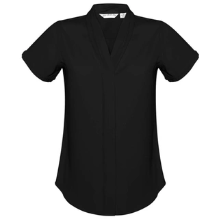 WORKWEAR, SAFETY & CORPORATE CLOTHING SPECIALISTS - Ladies Madison Short Sleeve Blouse