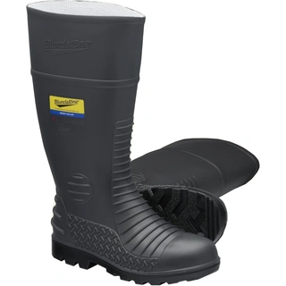 WORKWEAR, SAFETY & CORPORATE CLOTHING SPECIALISTS 025 - Gumboots Safety - Grey Comfort Arch Steel Toe Boot