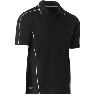 WORKWEAR, SAFETY & CORPORATE CLOTHING SPECIALISTS COOL MESH POLO WITH REFLECTIVE PIPING