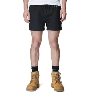 WORKWEAR, SAFETY & CORPORATE CLOTHING SPECIALISTS MENS ELASTIC SHORT SHORT