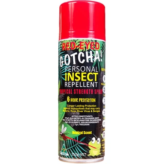 WORKWEAR, SAFETY & CORPORATE CLOTHING SPECIALISTS Red-Eyed Gotcha Insect Repellent 150g Aerosol