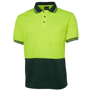 WORKWEAR, SAFETY & CORPORATE CLOTHING SPECIALISTS - JB's Hi Vis Short Sleeve Traditional Polo