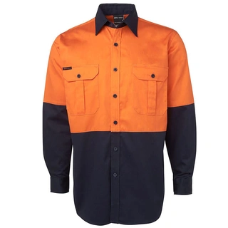 WORKWEAR, SAFETY & CORPORATE CLOTHING SPECIALISTS JB's Hi Vis Long Sleeve 190G Shirt