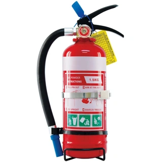 WORKWEAR, SAFETY & CORPORATE CLOTHING SPECIALISTS 1.5kg ABE Extinguisher c/w Vehicle Bracket
