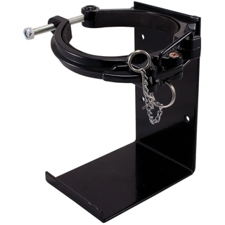 WORKWEAR, SAFETY & CORPORATE CLOTHING SPECIALISTS 9.0kg Cannon Style Heavy Duty Black Powder Coated Bracket