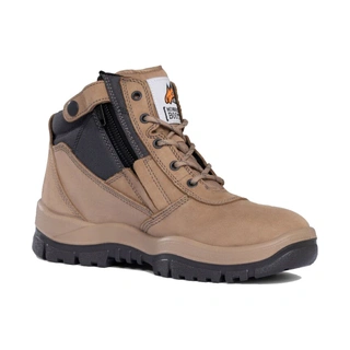 WORKWEAR, SAFETY & CORPORATE CLOTHING SPECIALISTS - Stone Non-Safety ZipSider Boot
