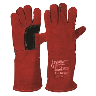 WORKWEAR, SAFETY & CORPORATE CLOTHING SPECIALISTS Pyromate Red Kevlar Welders Glove