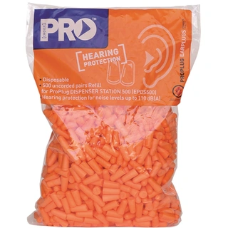 WORKWEAR, SAFETY & CORPORATE CLOTHING SPECIALISTS Probullet Refill Bag For Dispenser Uncorded - 500 Pairs