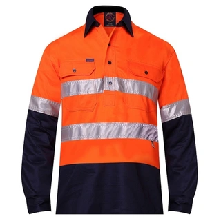 WORKWEAR, SAFETY & CORPORATE CLOTHING SPECIALISTS Closed Front 2 Tone with 3M 8910 Reflective Tape