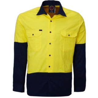 WORKWEAR, SAFETY & CORPORATE CLOTHING SPECIALISTS Vented Open Front L/W L/S