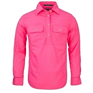 WORKWEAR, SAFETY & CORPORATE CLOTHING SPECIALISTS Women's Pilbara Shirt - Closed Front Light Weight