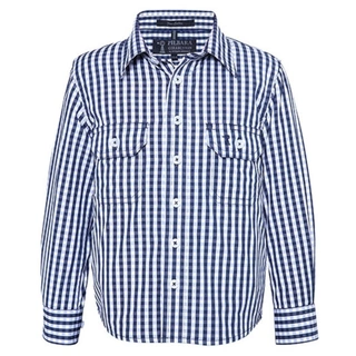 WORKWEAR, SAFETY & CORPORATE CLOTHING SPECIALISTS Kid's Long Sleeve Check Shirt