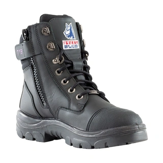WORKWEAR, SAFETY & CORPORATE CLOTHING SPECIALISTS - SOUTHERN CROSS ZIP LADIES BOOT - TPU SCUFF