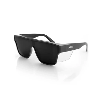 WORKWEAR, SAFETY & CORPORATE CLOTHING SPECIALISTS Primes Black Frame Polarised Lens