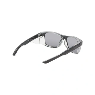 WORKWEAR, SAFETY & CORPORATE CLOTHING SPECIALISTS SPARKIE RSP545X MBL.SM - Matt Black Frame, Smoke Polarized Lens - Safety Polarized