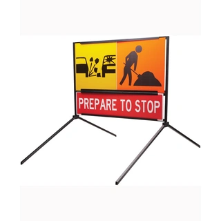 WORKWEAR, SAFETY & CORPORATE CLOTHING SPECIALISTS 1200x900mm Multi-Message Frame-Black-1200x900mm