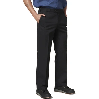 WORKWEAR, SAFETY & CORPORATE CLOTHING SPECIALISTS - Foundations - Permanent Press Plain Front with Teflon