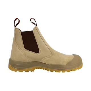 WORKWEAR, SAFETY & CORPORATE CLOTHING SPECIALISTS Red Collection - Gusset Boot - Sand Suede